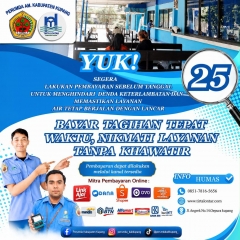 Bayar Air Tepat Waktu